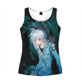 Женская майка 3D Fairy Tail: в Ухте, 100% полиэстер | круглая горловина, прямой силуэт, длина до линии бедра | fairy tail | леон бастия | маг ледяного созидания | манга | хвост феи | чешуя ламии