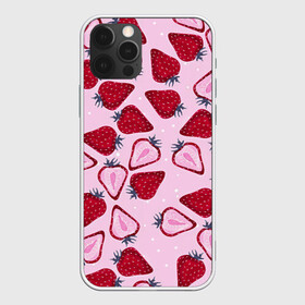 Чехол для iPhone 12 Pro Max с принтом Клубничка в Ухте, Силикон |  | 14 february | 14 февраля | h | heart | love day | valentines day | валентин | день валентина | день влюбленных | день святого | день святого валентина | земляника | клубника | лето | любовь | праздник | сердечко | сердце