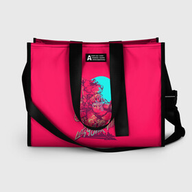 Сумка-шоппер 3D Рихтер (Hotline Miami): в Ухте, 100% полиэстер | застегивается на металлическую кнопку; внутренний карман застегивается на молнию. Стенки укреплены специальным мягким материалом, чтобы защитить содержимое от несильных ударов
 | 80е | hotline miami | richter | крыса | ретро | рихтер