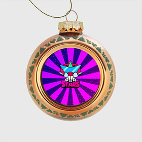 Стеклянный ёлочный шар с принтом Базз Buzz Brawl Stars в Ухте, Стекло | Диаметр: 80 мм | brawl | brawl stars | brawlstars | brawl_stars | buz | buzz | баз | базз | бравл | бравлстарс | буз