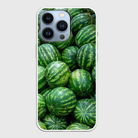 Чехол для iPhone 13 Pro Арбузы: в Ухте,  |  | арбуз | арбузы | зеленый | много | текстура | фрукт | ягода