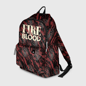 Рюкзак 3D с принтом Pattern Fire and Blood в Ухте, 100% полиэстер | лямки с регулируемой длиной, сверху петелька, чтобы рюкзак можно было повесить на вешалку. Основное отделение закрывается на молнию, как и внешний карман. Внутри два дополнительных кармана, один из которых закрывается на молнию. По бокам два дополнительных кармашка | crow | fire and blood | game of thrones | lannister | stark | statwb | targaryen | винтерфел | ворон | игра престолов | король ночи | ланнистер | лютоволк | мать драконов | пламя и кровь | север | старки | таргариен | черные крылья