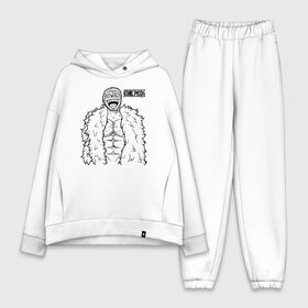 Женский костюм хлопок Oversize с принтом Донкихот Дофламинго | One Piece. Большой куш в Ухте,  |  | anime | doflamingo donquixote | manga | one piece | аниме | большой куш | ван пис | вон пис | джокер | донкихот дофламинго | капитан пиратов донкихота | король пиратов | манга | небесный якша | персонаж | пират