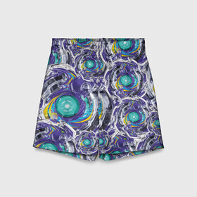 Детские спортивные шорты 3D Бейблейд: в Ухте,  100% полиэстер
 | пояс оформлен широкой мягкой резинкой, ткань тянется
 | beyblade | jet  волчок | бейблейд виверн | бейблэйд | вращение | джет вайрон | знаки | игра | космос | круг | металл | снаряжение | текстура | томи той