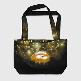 Пляжная сумка 3D Губы: в Ухте, 100% полиэстер | застегивается на металлическую кнопку; внутренний карман застегивается на молнию. Стенки укреплены специальным мягким материалом, чтобы защитить содержимое от несильных ударов
 | блестки | блестящий | губки | губы | желтый | звезды | краски | отпечаток | поцелуй | розовый | сверкает