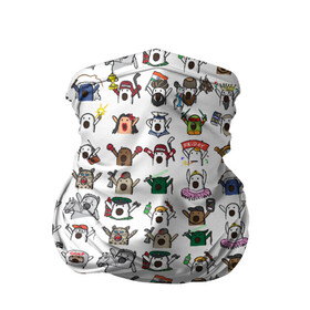 Бандана-труба 3D с принтом Ничоси в Ухте, 100% полиэстер, ткань с особыми свойствами — Activecool | плотность 150‒180 г/м2; хорошо тянется, но сохраняет форму | emotions | funny joke | humor | meme | nichosi | trollface | trolling | демотиватор | мем | ничего себе | ничоси | образ | пека фейс | пикабу | привидение | прикол | сленг | троллинг | троллфейс | шутка | эмоции | юмор