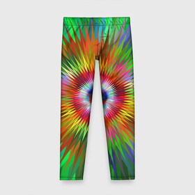 Детские леггинсы 3D с принтом Тропичный Бум! в Ухте, полиэстер 85%, спандекс 15% | эластичный пояс, зауженный крой | гавайи. | море | океан | отдых | пляж | спокойствие | штиль