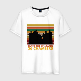 Мужская футболка хлопок с принтом 36 Chambers в Ухте, 100% хлопок | прямой крой, круглый вырез горловины, длина до линии бедер, слегка спущенное плечо. | black | gza | hip hop | method man | music | new york | odb | old school | rap | rza | wu tang | wu tang clan | аудио | винил | ву тэнг | граффити | диджей | кассета | микрофон | музыка | нью йорк | пластинка | рэп | рэпер | хип хоп