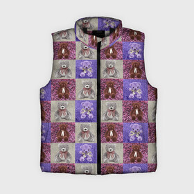 Женский жилет утепленный 3D с принтом Медведи на ковре в Ухте,  |  | игрушки | ковёр | медведи | медвежата | мех | плюш