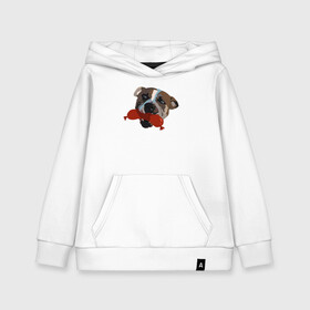 Детская толстовка хлопок Амстафф: в Ухте, 100% хлопок | Круглый горловой вырез, эластичные манжеты, пояс, капюшен | amstaff | американский стаффордширский терьер | амстафф | аст | собака | сосиска | стафф | стаффорд