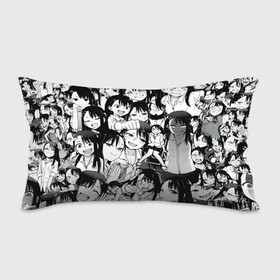 Подушка 3D антистресс с принтом Nagatoro Sempai в Ухте, наволочка — 100% полиэстер, наполнитель — вспененный полистирол | состоит из подушки и наволочки на молнии | anime | sempai | torochan | аниме | нагаторо | нагаторосан | не издевайся | не издевайся нагаторо | семпай | хаясэ нагаторо