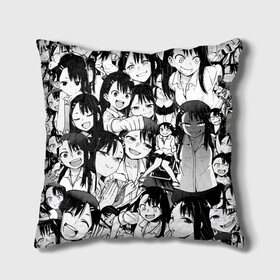 Подушка 3D с принтом Nagatoro Sempai в Ухте, наволочка – 100% полиэстер, наполнитель – холлофайбер (легкий наполнитель, не вызывает аллергию). | состоит из подушки и наволочки. Наволочка на молнии, легко снимается для стирки | anime | sempai | torochan | аниме | нагаторо | нагаторосан | не издевайся | не издевайся нагаторо | семпай | хаясэ нагаторо