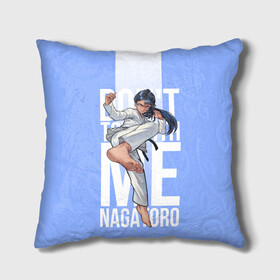 Подушка 3D с принтом Don`t toy with me в Ухте, наволочка – 100% полиэстер, наполнитель – холлофайбер (легкий наполнитель, не вызывает аллергию). | состоит из подушки и наволочки. Наволочка на молнии, легко снимается для стирки | anime | sempai | torochan | аниме | нагаторо | нагаторосан | не издевайся | не издевайся нагаторо | семпай | хаясэ нагаторо