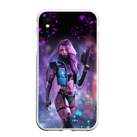 Чехол для iPhone XS Max матовый с принтом CYBERPUNK 2077 NEON | КИБЕРПАНК НЕОН (Z) в Ухте, Силикон | Область печати: задняя сторона чехла, без боковых панелей | cd project red | cyberpunk 2077 | demon | keanu reeves | samurai | smile | vi | арасака | ви | демон | киану ривз | киберпанк 2077 | найт сити | самураи | смайл