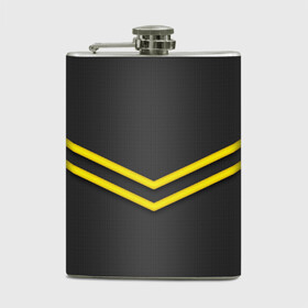 Фляга Black and Yellow: в Ухте, металлический корпус | емкость 0,22 л, размер 125 х 94 мм. Виниловая наклейка запечатывается полностью | Тематика изображения на принте: black | yellow | арт | иллюстрация