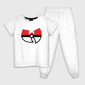 Детская пижама хлопок с принтом Wu-Tang Poke в Ухте, 100% хлопок |  брюки и футболка прямого кроя, без карманов, на брюках мягкая резинка на поясе и по низу штанин
 | black | cream | gza | hip hop | method man | music | new york | odb | old school | rap | rza | wu tang | wu tang clan | аудио | винил | ву тэнг | граффити | диджей | кассета | микрофон | музыка | нью йорк | пластинка | рэп | рэпер | хип хоп