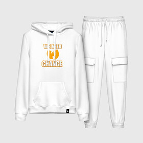 Женский костюм хлопок (с толстовкой) с принтом We Need Change в Ухте,  |  | black | cream | gza | hip hop | method man | music | new york | odb | old school | rap | rza | wu tang | wu tang clan | аудио | винил | ву тэнг | граффити | диджей | кассета | микрофон | музыка | нью йорк | пластинка | рэп | рэпер | хип хоп