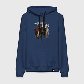 Женская толстовка хлопок с принтом The Suicide Squad в Ухте, френч-терри, мягкий теплый начес внутри (100% хлопок) | карман-кенгуру, эластичные манжеты и нижняя кромка, капюшон с подкладом и шнурком | dc | harley quinn | squad | suicide squad | vdkarsvet | король акул | миротворец | миссия навылет | отряд | харли квинн | человек в горошек