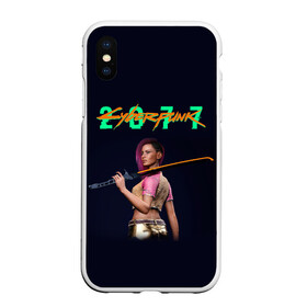Чехол для iPhone XS Max матовый с принтом CYBERPUNK 2077 | КИБЕРПАНК (Z) в Ухте, Силикон | Область печати: задняя сторона чехла, без боковых панелей | cd project red | cyberpunk 2077 | demon | keanu reeves | samurai | smile | vi | арасака | ви | демон | киану ривз | киберпанк 2077 | найт сити | самураи | смайл