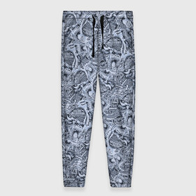 Женские брюки 3D с принтом GTAO: Los Santos Tuners GRAFFITI в Ухте, полиэстер 100% | прямой крой, два кармана без застежек по бокам, с мягкой трикотажной резинкой на поясе и по низу штанин. В поясе для дополнительного комфорта — широкие завязки | Тематика изображения на принте: auto | car | gorilla | graffiti | grand | gta | gta5 | los santos | online | race | rockstar | street racing | theft | tuners | гонки | горилла | граффити | гта | гта5 | лос сантос | майкл | машина | онлайн | рокстар | стритрейсинг | тревор | тюнерс | тюн