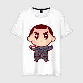 Мужская футболка хлопок с принтом Sweet Shepard в Ухте, 100% хлопок | прямой крой, круглый вырез горловины, длина до линии бедер, слегка спущенное плечо. | Тематика изображения на принте: game | games | normandy | shepard | альянс | игра | игры | нормандия | шепард | эффект массы