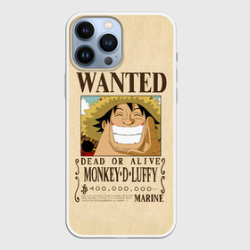 Чехол для iPhone 13 Pro Max с принтом WANTED Monkey D. Luffy в Ухте,  |  | Тематика изображения на принте: anime | manga | monkey d. luffy | one piece | аниме | большой куш | ван пис | вон пис | гол д. роджер | кайдо | король пиратов | луфи | луффи | манга | манки д. луффи | нами | нико робин | пират | портгас д. эйс | ророноа зоро