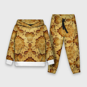 Детский костюм 3D (с толстовкой) с принтом 3D резьба по дереву в Ухте,  |  | 3d | 3д | абстракция | вырезка | дерево | деревянная | паттерн | текстуры | узоры