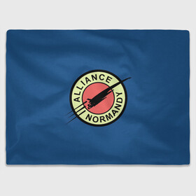 Плед 3D с принтом Mass effect x Futurama в Ухте, 100% полиэстер | закругленные углы, все края обработаны. Ткань не мнется и не растягивается | game | games | normandy | альянс | гаррус | гарус | игра | игры | нормандия | футурама | эффект массы