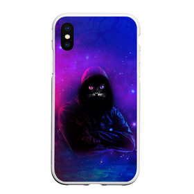 Чехол для iPhone XS Max матовый с принтом КОСМО КОТ | SPACE CAT (Z) в Ухте, Силикон | Область печати: задняя сторона чехла, без боковых панелей | cat | cats | meow | space cat | капюшон | качек | качок | космо кот | кот | котик | котики | коты | кошка | кошки | красивая кошка | мяу | спорт кот | фитнес