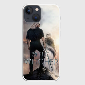 Чехол для iPhone 13 mini с принтом Геральт и Цири в Ухте,  |  | 2 сезон | cd project red | ciri | fog | games | geralt | henry cavill | mountains | netflix | sword | the witcher | wild hunt | ведьмак | генри кавилл | геральт | горы | дикая охота | игры | меч | нетфликс | туман | цири