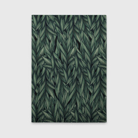 Обложка для автодокументов с принтом Листья в Ухте, натуральная кожа |  размер 19,9*13 см; внутри 4 больших “конверта” для документов и один маленький отдел — туда идеально встанут права | зелень | лес | листва | листья | природа