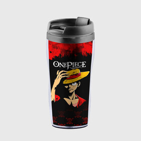 Термокружка-непроливайка с принтом Луффи One Piece. Большой куш в Ухте, внутренняя часть — пищевой пластик, наружная часть — прозрачный пластик, между ними — полиграфическая вставка с рисунком | объем — 350 мл, герметичная крышка | Тематика изображения на принте: anime | manga | monkey d. luffy | one piece | аниме | большой куш | ван пис | вон пис | гол д. роджер | кайдо | король пиратов | луфи | луффи | манга | манки д. луффи | нами | нико робин | пират | портгас д. эйс | ророноа зоро