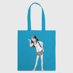 Шоппер 3D с принтом Nagatoro Posing в Ухте, 100% полиэстер | Плотность: 200 г/м2; Размер: 34×35 см; Высота лямок: 30 см | anime | chan | dont | gamo | hayase | manga | me | miss | mock | nagatoro | naoto | no | president | sakura | senpai | toy | with | yoshi | аниме | гамо | ёши | издевайся | йоши | манга | нагаторо | наото | не | президент | сакура | семпай |