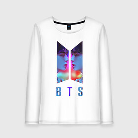 Женский лонгслив хлопок с принтом BTS | БТС (Z) в Ухте, 100% хлопок |  | bangtan boys | bangtan sonyeondan | beyond the scene | bt21 | bts | bulletproof boy scouts | love yourself | rm | бойбенд | бтс | ви | джей хоуп | джонгук | пантхан сонёндан | сюга | фандань шаоняньтуань | чимин | чин