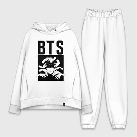 Женский костюм хлопок Oversize с принтом БТС | BTS (Z) в Ухте,  |  | bangtan boys | bangtan sonyeondan | beyond the scene | bt21 | bts | bulletproof boy scouts | love yourself | rm | бойбенд | бтс | ви | джей хоуп | джонгук | пантхан сонёндан | сюга | фандань шаоняньтуань | чимин | чин
