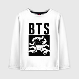 Детский лонгслив хлопок с принтом БТС | BTS (Z) в Ухте, 100% хлопок | круглый вырез горловины, полуприлегающий силуэт, длина до линии бедер | bangtan boys | bangtan sonyeondan | beyond the scene | bt21 | bts | bulletproof boy scouts | love yourself | rm | бойбенд | бтс | ви | джей хоуп | джонгук | пантхан сонёндан | сюга | фандань шаоняньтуань | чимин | чин