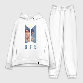 Женский костюм хлопок Oversize с принтом BTS | LOGO (Z) в Ухте,  |  | bangtan boys | bangtan sonyeondan | beyond the scene | bt21 | bts | bulletproof boy scouts | love yourself | rm | бойбенд | бтс | ви | джей хоуп | джонгук | пантхан сонёндан | сюга | фандань шаоняньтуань | чимин | чин