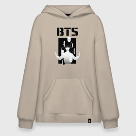 Худи SuperOversize хлопок с принтом BTS | БТС (Z) в Ухте, 70% хлопок, 30% полиэстер, мягкий начес внутри | карман-кенгуру, эластичная резинка на манжетах и по нижней кромке, двухслойный капюшон
 | bangtan boys | bangtan sonyeondan | beyond the scene | bt21 | bts | bulletproof boy scouts | love yourself | rm | бойбенд | бтс | ви | джей хоуп | джонгук | пантхан сонёндан | сюга | фандань шаоняньтуань | чимин | чин