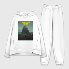 Женский костюм хлопок Oversize с принтом TWENTY ONE PILOTS | POSTER (Z) в Ухте,  |  | 21 pilots | 21p | bandito | blurryface | chlorine | joshua | ned | poster | top | trench | twenty one pilots | tyler | бандито | нэд | постер | тренч