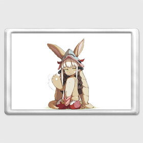 Магнит 45*70 Nanachi: в Ухте, Пластик | Размер: 78*52 мм; Размер печати: 70*45 | anime | made in abyss | nanachi | riko | аниме | нанати | наначи | ражденный в бездне | рико