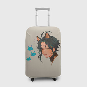 Чехол для чемодана 3D Сяо из Genshin Impact: в Ухте, 86% полиэфир, 14% спандекс | двустороннее нанесение принта, прорези для ручек и колес | genshin impact | genshin impact art | genshin impact xiao | genshin impact сйяо | genshin impact сяо | xiao | xiao art | геншин импакт | геншин импакт xiao | геншин импакт сяо | сйяо геншин | сяо | сяо геншин