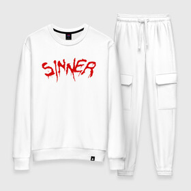 Женский костюм хлопок FAR CRY 5 SINNER / ГРЕШНИК: в Ухте, 100% хлопок | на свитшоте круглая горловина, мягкая резинка по низу. Брюки заужены к низу, на них два вида карманов: два