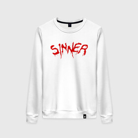 Женский свитшот хлопок FAR CRY 5 SINNER / ГРЕШНИК: в Ухте, 100% хлопок | прямой крой, круглый вырез, на манжетах и по низу широкая трикотажная резинка  | far cry | sinner | ubisoft | врата эдема | грешник | иосиф сид | монтана | секта | сектанты | символ | фар край | юбисофт