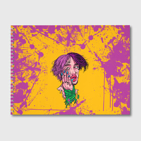 Альбом для рисования с принтом LIL PUMP | ЛИЛ ПАМП | БРЫЗГИ (Z) в Ухте, 100% бумага
 | матовая бумага, плотность 200 мг. | Тематика изображения на принте: esketit | gucci gang | lil pump | pattern | брызги | гуччи ганг | лил памп