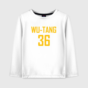 Детский лонгслив хлопок с принтом Wu-Tang 36 в Ухте, 100% хлопок | круглый вырез горловины, полуприлегающий силуэт, длина до линии бедер | black | cream | gza | hip hop | method man | music | new york | odb | old school | rap | rza | wu tang | wu tang clan | аудио | винил | ву тэнг | граффити | диджей | кассета | микрофон | музыка | нью йорк | пластинка | рэп | рэпер | хип хоп