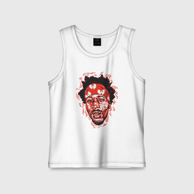 Детская майка хлопок с принтом RZA - Wu-Tang в Ухте,  |  | black | cream | gza | hip hop | method man | music | new york | odb | old school | rap | rza | wu tang | wu tang clan | аудио | винил | ву тэнг | граффити | диджей | кассета | микрофон | музыка | нью йорк | пластинка | рэп | рэпер | хип хоп