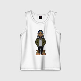 Детская майка хлопок с принтом RZA в Ухте,  |  | black | cream | gza | hip hop | method man | music | new york | odb | old school | rap | rza | wu tang | wu tang clan | аудио | винил | ву тэнг | граффити | диджей | кассета | микрофон | музыка | нью йорк | пластинка | рэп | рэпер | хип хоп