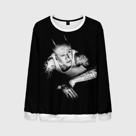 Мужской свитшот 3D с принтом Кейт Флинт в Ухте, 100% полиэстер с мягким внутренним слоем | круглый вырез горловины, мягкая резинка на манжетах и поясе, свободная посадка по фигуре | alternative | dj | electo | music | prodigy | альтернатива | музыка | продиджи | продижи | электроника