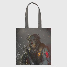 Шоппер 3D с принтом CHRIS FEHN | SLIPKNOT | СЛИПКНОТ (Z) в Ухте, 100% полиэстер | Плотность: 200 г/м2; Размер: 34×35 см; Высота лямок: 30 см | chris fehn | rock | slipknot | крис фехн | петля | рок | скользящий узел | слипкнот | тяжелый рок | удавка