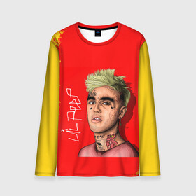 Мужской лонгслив 3D с принтом LIL PEEP | ЛИЛ ПИП (Z) в Ухте, 100% полиэстер | длинные рукава, круглый вырез горловины, полуприлегающий силуэт | lil peep | lil prince | pink | зарубежная музыка | лил пип | маленький принц